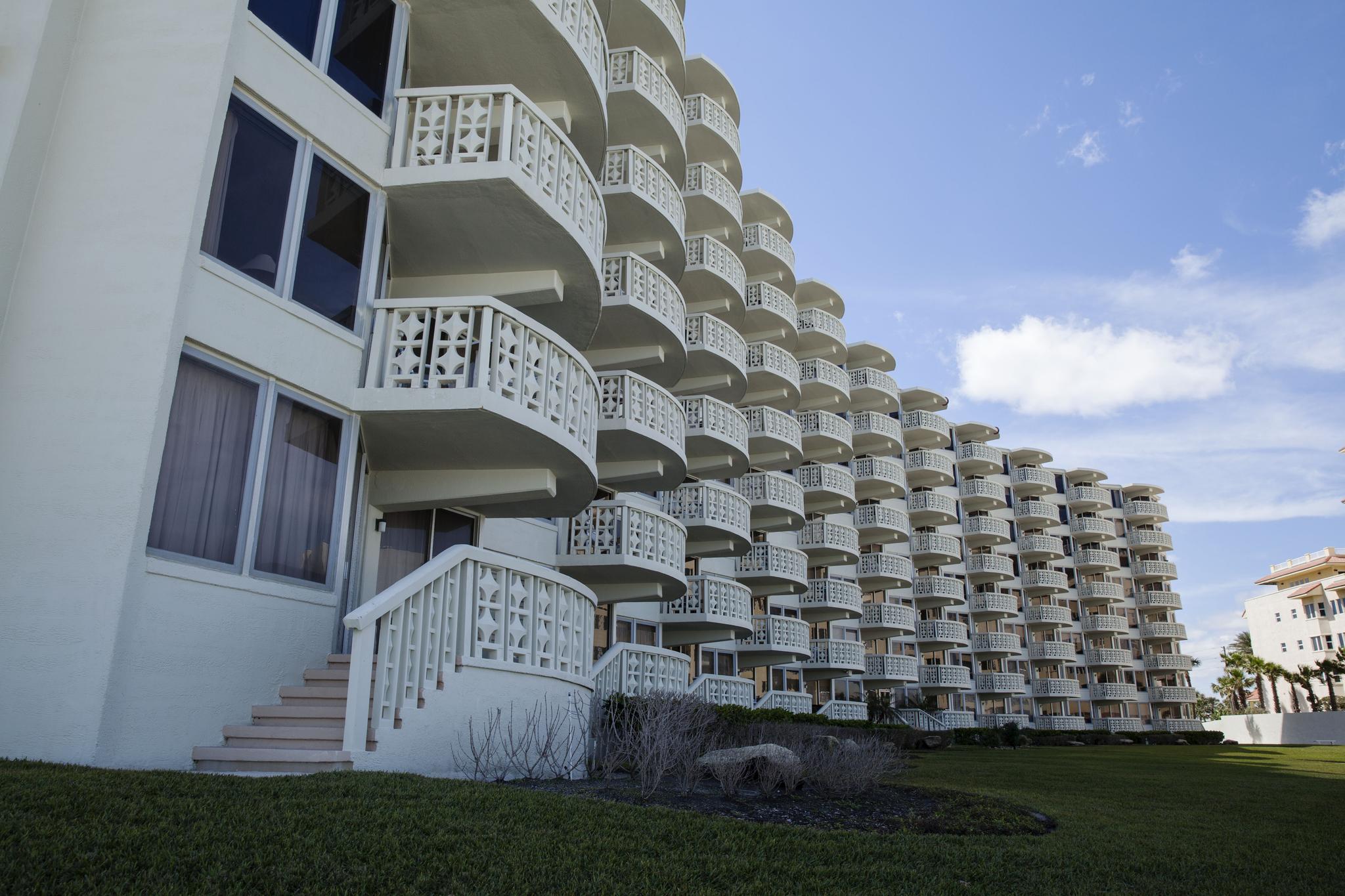 Relax on the beautiful half-moon shaped balcony.